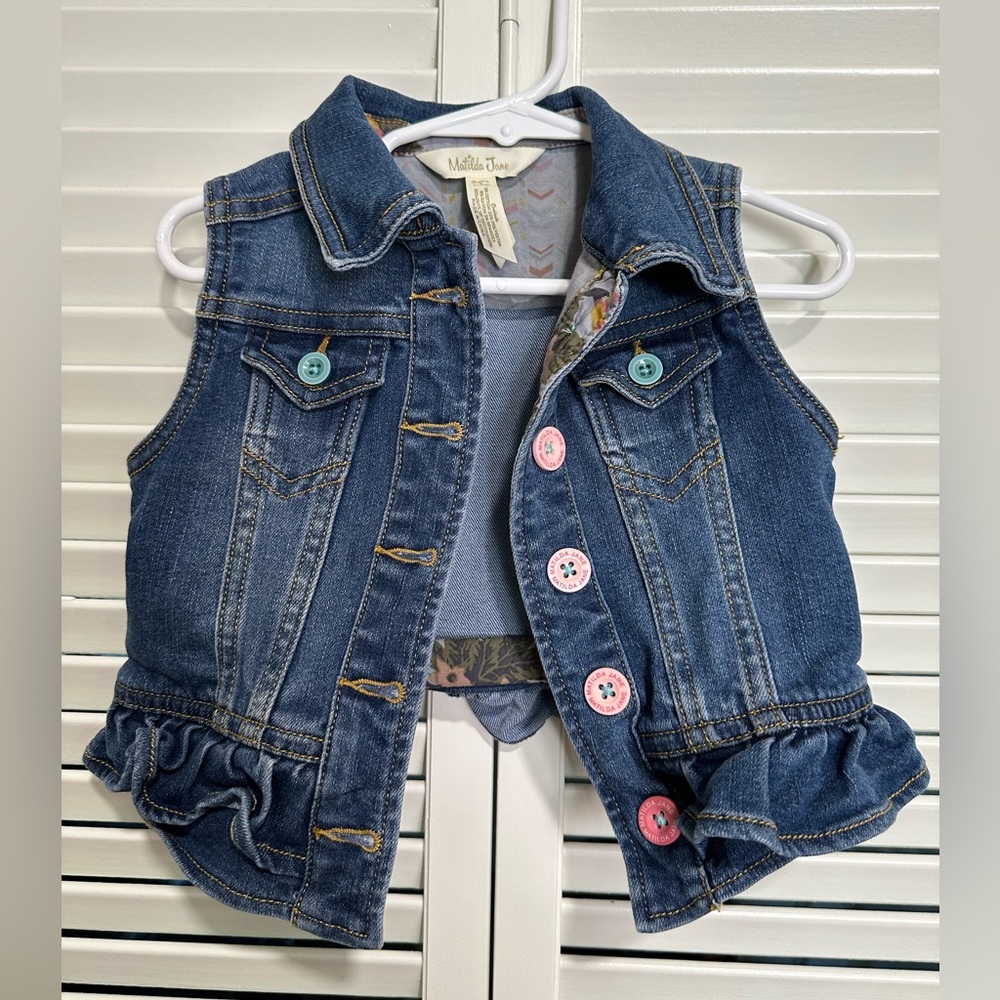 Matilda Jane Denim Vest